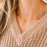 Stainless Steel Layered Necklace Set for Women, Pendant Choker Chain Jewelry