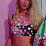 Sequins Body Chains Belly Summer Bikini Chain Bra Harness Body Jewelry