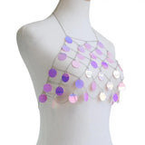 Sequins Body Chains Belly Summer Bikini Chain Bra Harness Body Jewelry