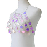 Sequins Body Chains Belly Summer Bikini Chain Bra Harness Body Jewelry