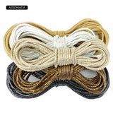 Sequins Round Cotton Rope Jewelry Making Supplies Bright Cord