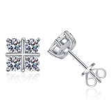 Serenity D 3mm Moissanite Earrings 0.8ct S925 Sterling Silver