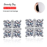 Serenity D 3mm Moissanite Earrings 0.8ct S925 Sterling Silver