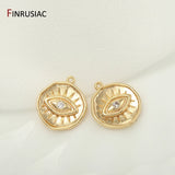 14k Plated Small Pendants Charms for DIY Jewelry Making - Earrings Necklaces Pen