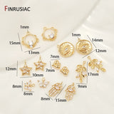 14k Plated Small Pendants Charms for DIY Jewelry Making - Earrings Necklaces Pen