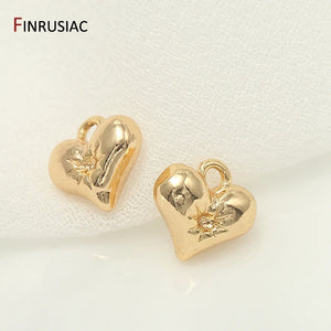 14k Plated Small Pendants Charms for DIY Jewelry Making - Earrings Necklaces Pen