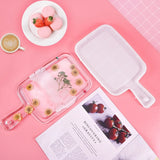 DIY Borad Crystal Epoxy Mold Coaster Cup Mat Silicone Mold