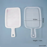 DIY Borad Crystal Epoxy Mold Coaster Cup Mat Silicone Mold