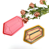 Epoxy Resin Mold Serving Tray Silicone Mould DIY Crafts Tools