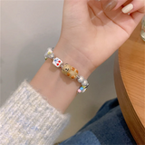 Sesame Dots Beaded Bracelet for Girls