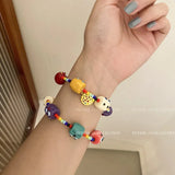 Sesame Dots Beaded Bracelet for Girls