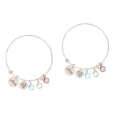 Mom Bracelet Colored Diamond Mother's Jewelry