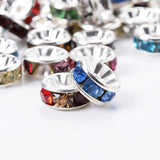 8mm Mixed Alloy Diamonds Beads Colorful Spacer Beads Box Sets