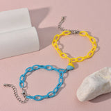 Love Heart Adjustable Couples Bracelets for Men Women