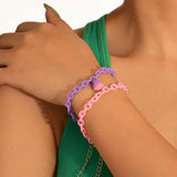Love Heart Adjustable Couples Bracelets for Men Women