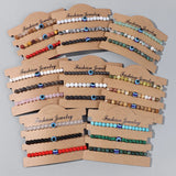 Lucky Evil Eye Bracelet 6mm Beaded Friendship Jewelry