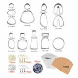 Polymer Clay Jewelry Making Set with 18 Cutters and Earring Cards