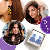 Polymer Clay Jewelry Making Set with 18 Cutters and Earring Cards