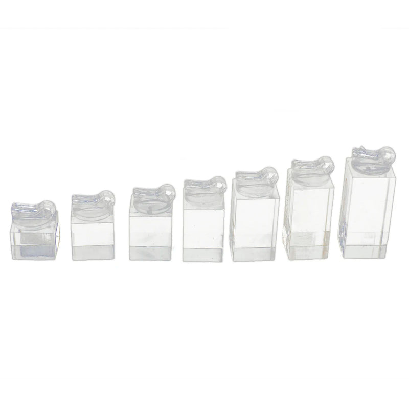 Clear Acrylic Ring Clip Display Stand Jewelry Holder