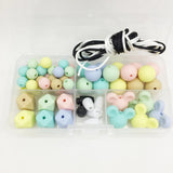 Silicone Teething Beads DIY Jewelry Making Kit