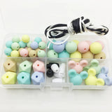 Silicone Teething Beads DIY Jewelry Making Kit