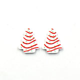 Set of 10 CN Christmas Tree Cake Acrylic Findings 18mm
