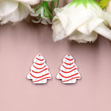 Set of 10 CN Christmas Tree Cake Acrylic Findings 18mm