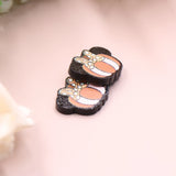 Set of 10 18mm CN Mouse Pumpkin Halloween Glitter Acrylic Findings