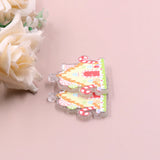 CN Gingerbread House Print Earrings Christmas Jewelry
