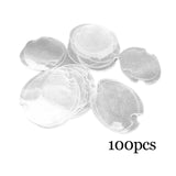 100Pcs Plastic Rings Display Sheet Soft Material Storage