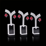 Set of 3 Acrylic Large Earrings Display Stand Organizer
