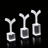 Set of 3 Acrylic Large Earrings Display Stand Organizer