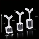 Set of 3 Acrylic Large Earrings Display Stand Organizer