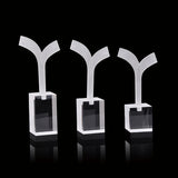 Set of 3 Acrylic Large Earrings Display Stand Organizer