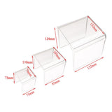 Acrylic Display Riser Stand Jewelry Showcase Set