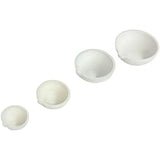 Set of 4 Crucibles Melting Dishes Ceramic Casting Torch Melt Jewelry Silver