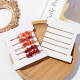 Crystal Quartz Hair Clips Set - Natural Stone Hair Accessories