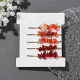 Crystal Quartz Hair Clips Set - Natural Stone Hair Accessories