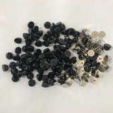 50 Pin Backs PVC Rubber for Butterfly Clutch Backings Blank Pins