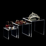Set of 6 Acrylic Riser Cake Stand Table Decoration