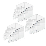 Set of 6 Acrylic Riser Cake Stand Table Decoration