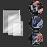 Set of 73 Self Seal Transparent Jewelry Storage Bags Zipper Lock Bags