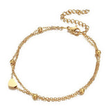 Bohemian Butterfly Anklet for Women Summer Beach Foot Bracelet