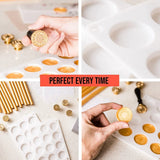 Set of 2 1.2in Silicone Wax Stamp Mats for Wax Seal Stamp - Perfect Wax Seals