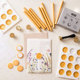 Set of 2 1.2in Silicone Wax Stamp Mats for Wax Seal Stamp - Perfect Wax Seals