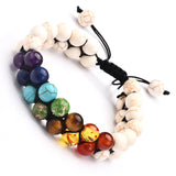 Chakra Knot Bracelet Set - Tibetan Buddhism Men's Jewelry Gift