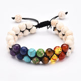 Chakra Knot Bracelet Set - Tibetan Buddhism Men's Jewelry Gift