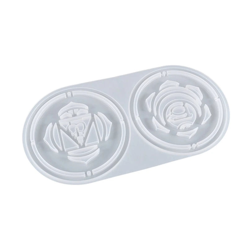 Chakra Hanging Ornament Epoxy Coaster Silicone Mould DIY Home Decor Tool