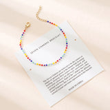 7 Bead Chain Bracelet & Waterproof Watch Set