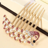 Seven-Tooth Hair Comb Hair Clip for Adult Accessory Headdress